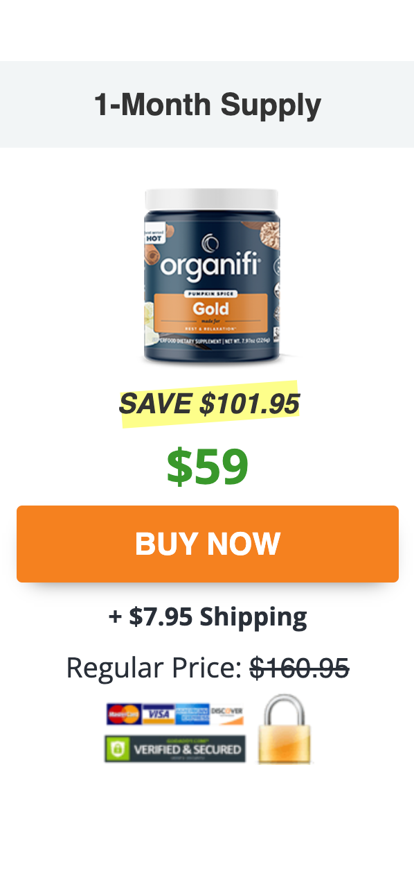 Organifi Gold Pumpkin Spice - 1 Bottle